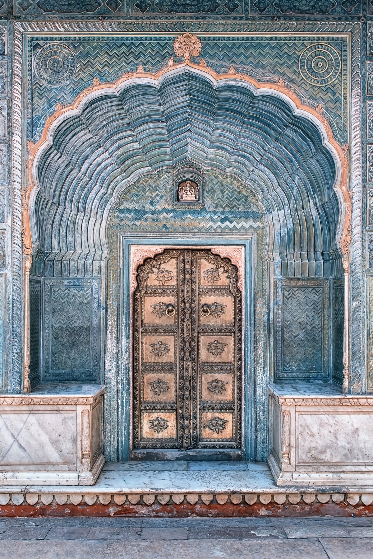 Jaipur Archway Wall Mural in your room — zoomed