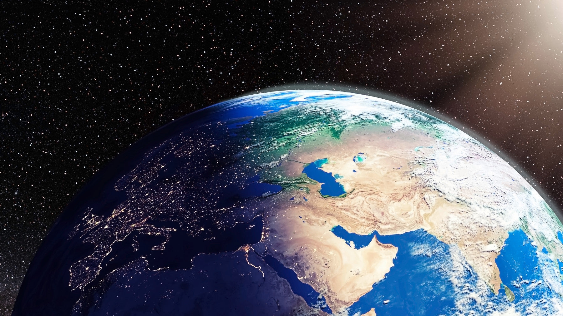 Earth from Space Wall Mural