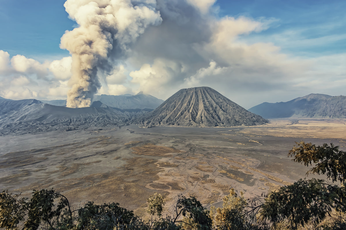 Mount Bromo Eruption Wall Mural