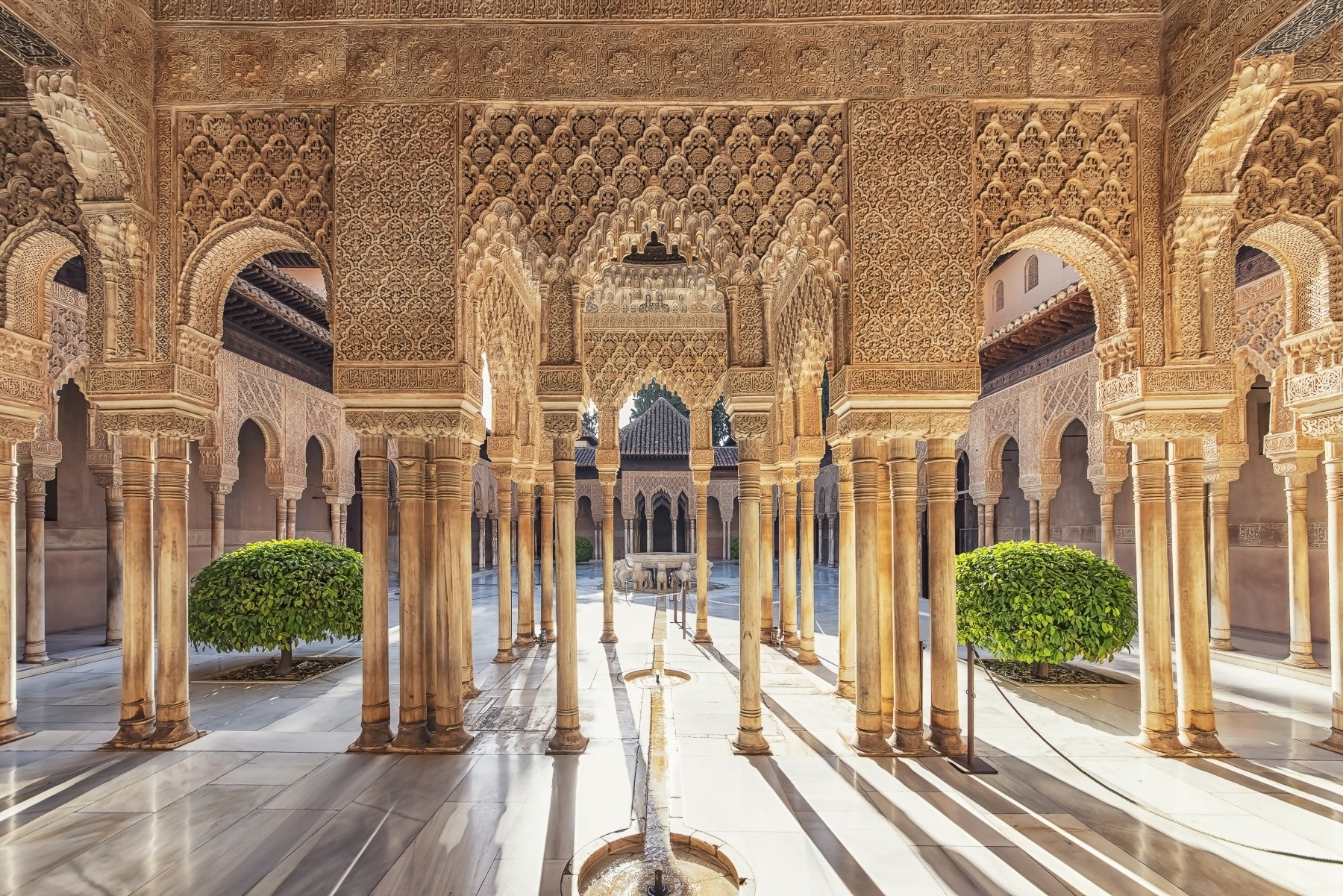 Andalusian Courtyard Wall Mural
