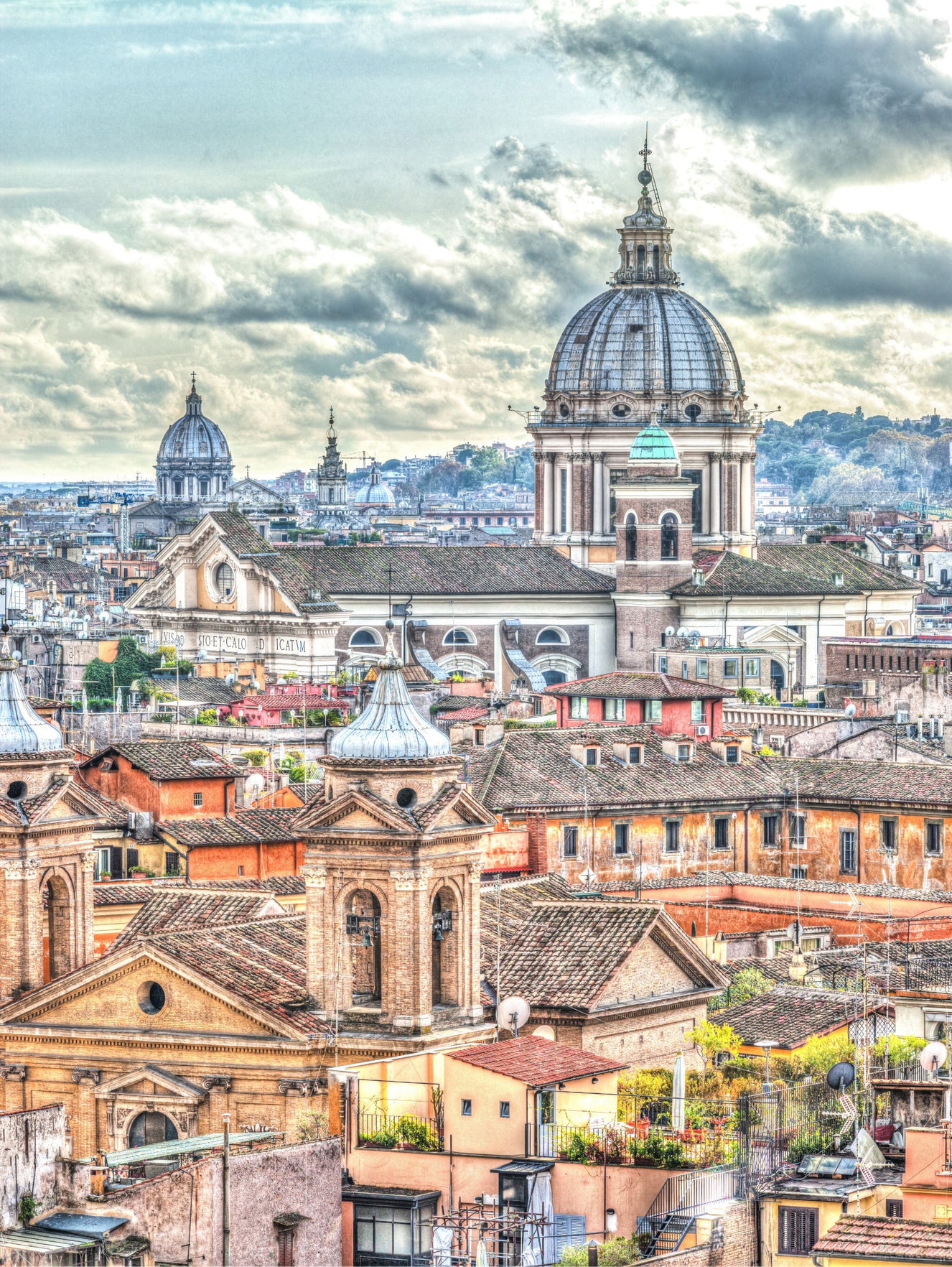 Eternal City View Wall Mural