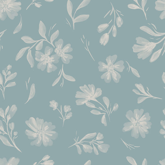 Soft Floral Whisper Wallpaper⁠