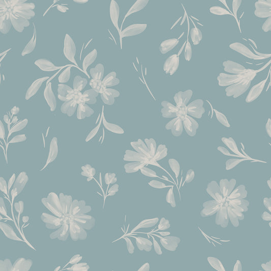 Soft Floral Whisper Wallpaper⁠