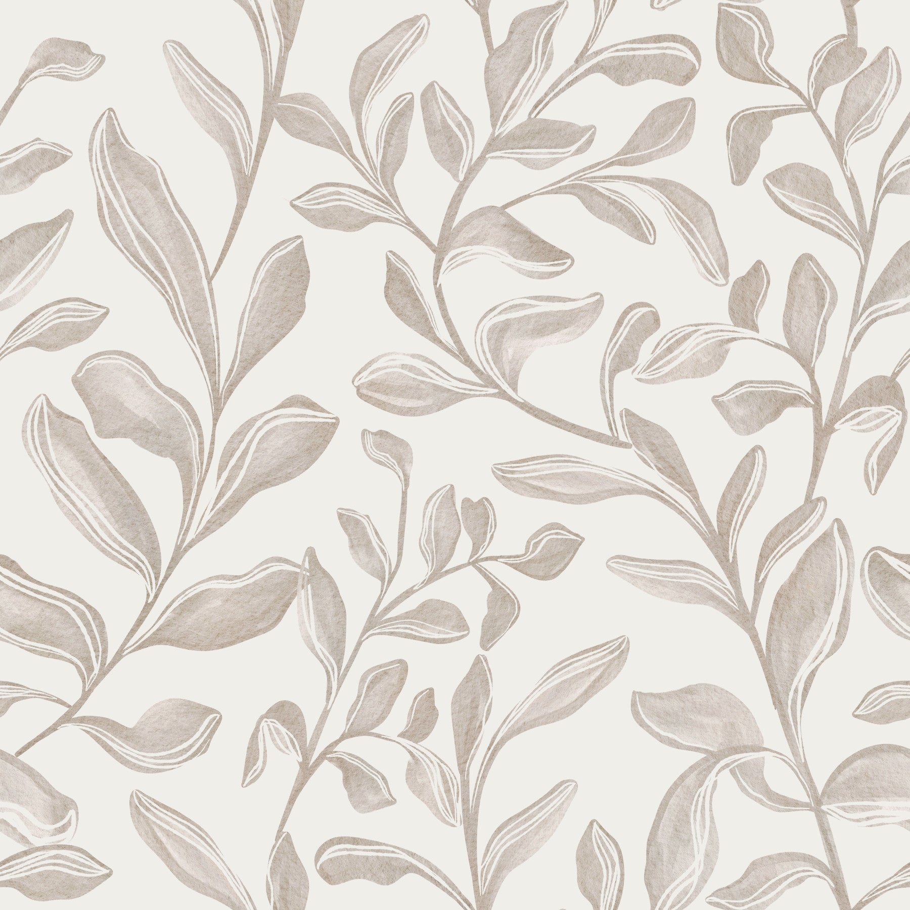 Watercolor Leaves Wallpaper⁠