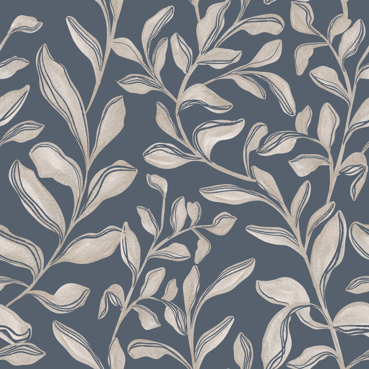 Ethereal Leaves Wallpaper⁠