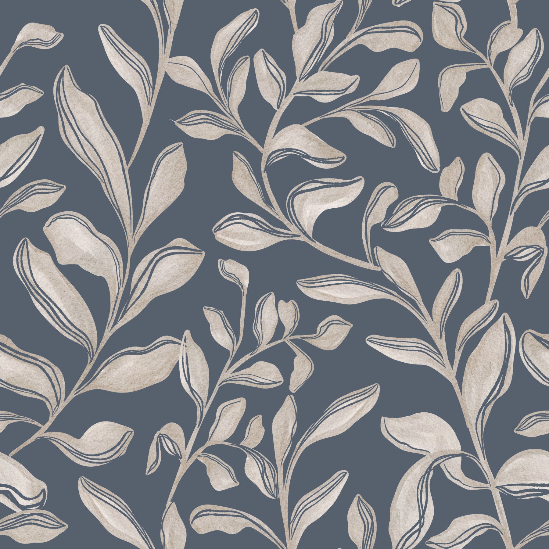Ethereal Leaves Wallpaper⁠