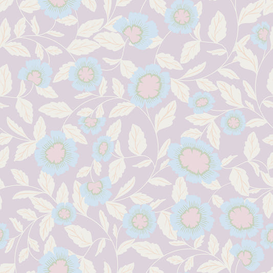 pastel Floral Serenity Wallpaper⁠