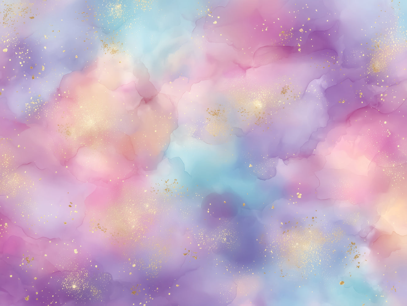 Golden Dust Fantasy Wall Mural