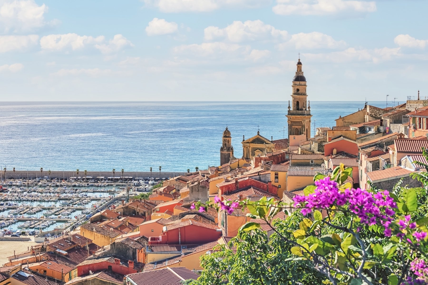 Mediterranean Village Wall Mural