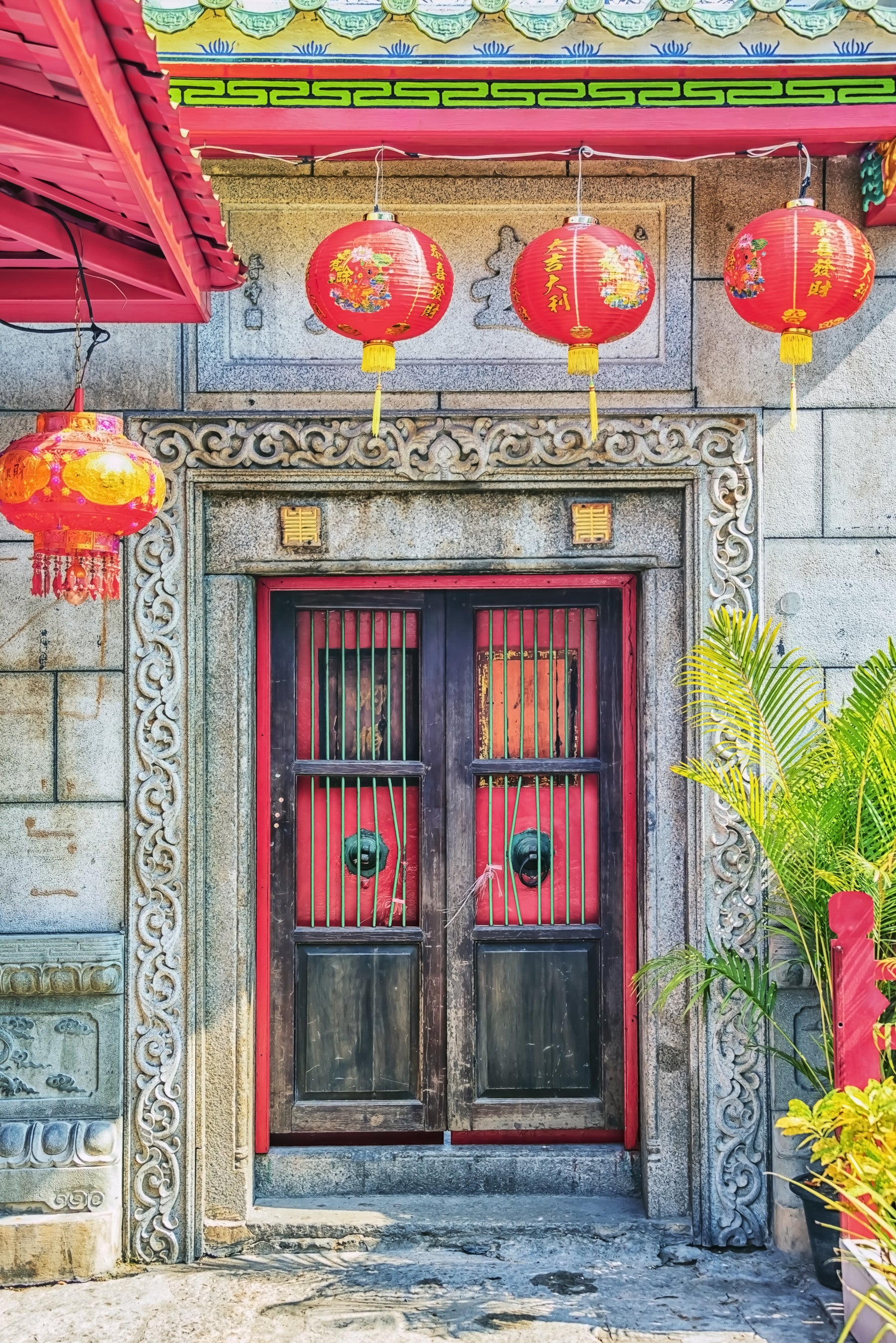 Lantern Entrance Wall Mural