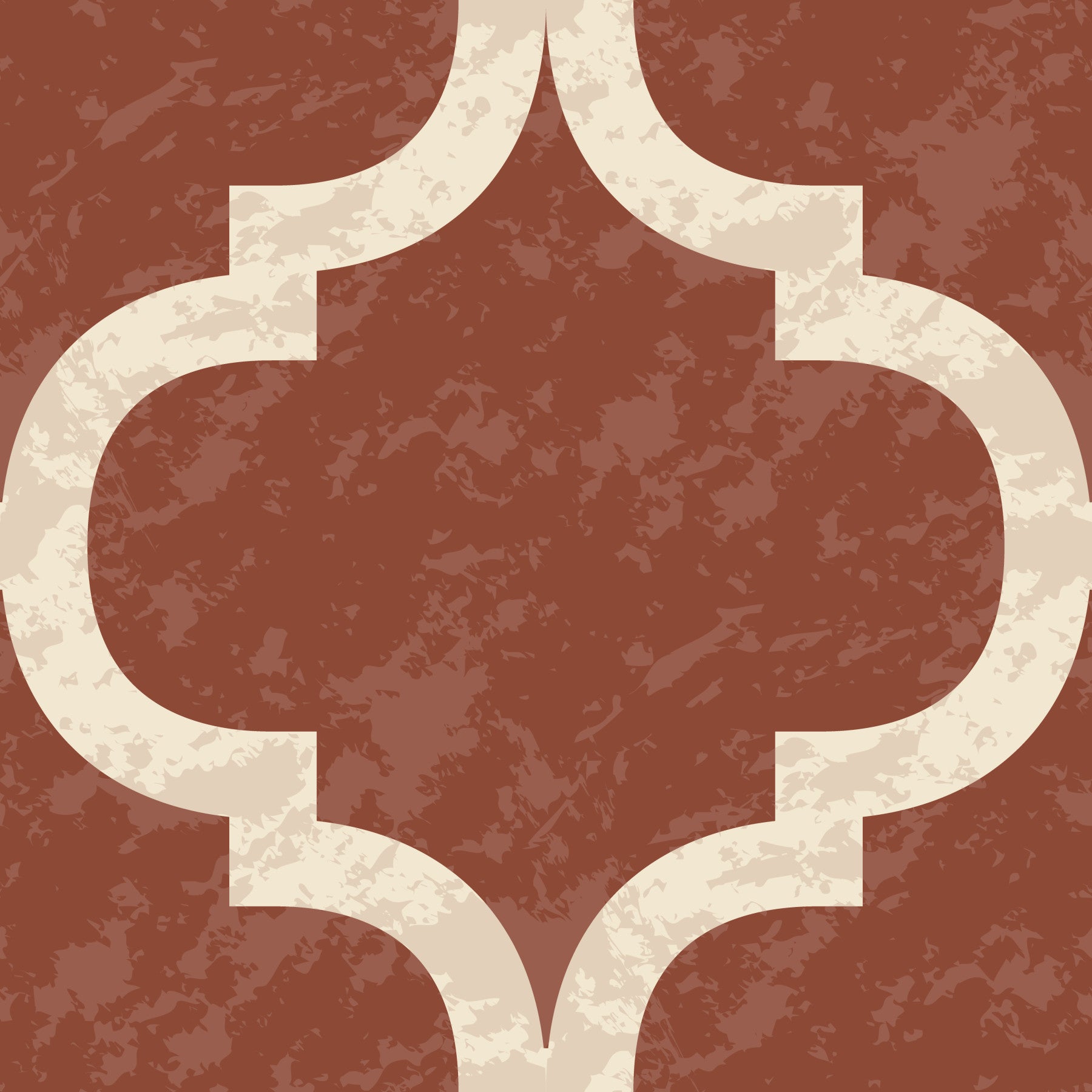 Moroccan Ogee - Amber Wallpaper⁠