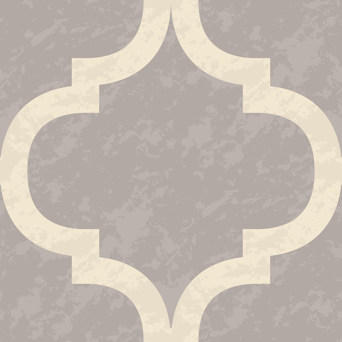 Moroccan Ogee - Stone Grey Wallpaper⁠