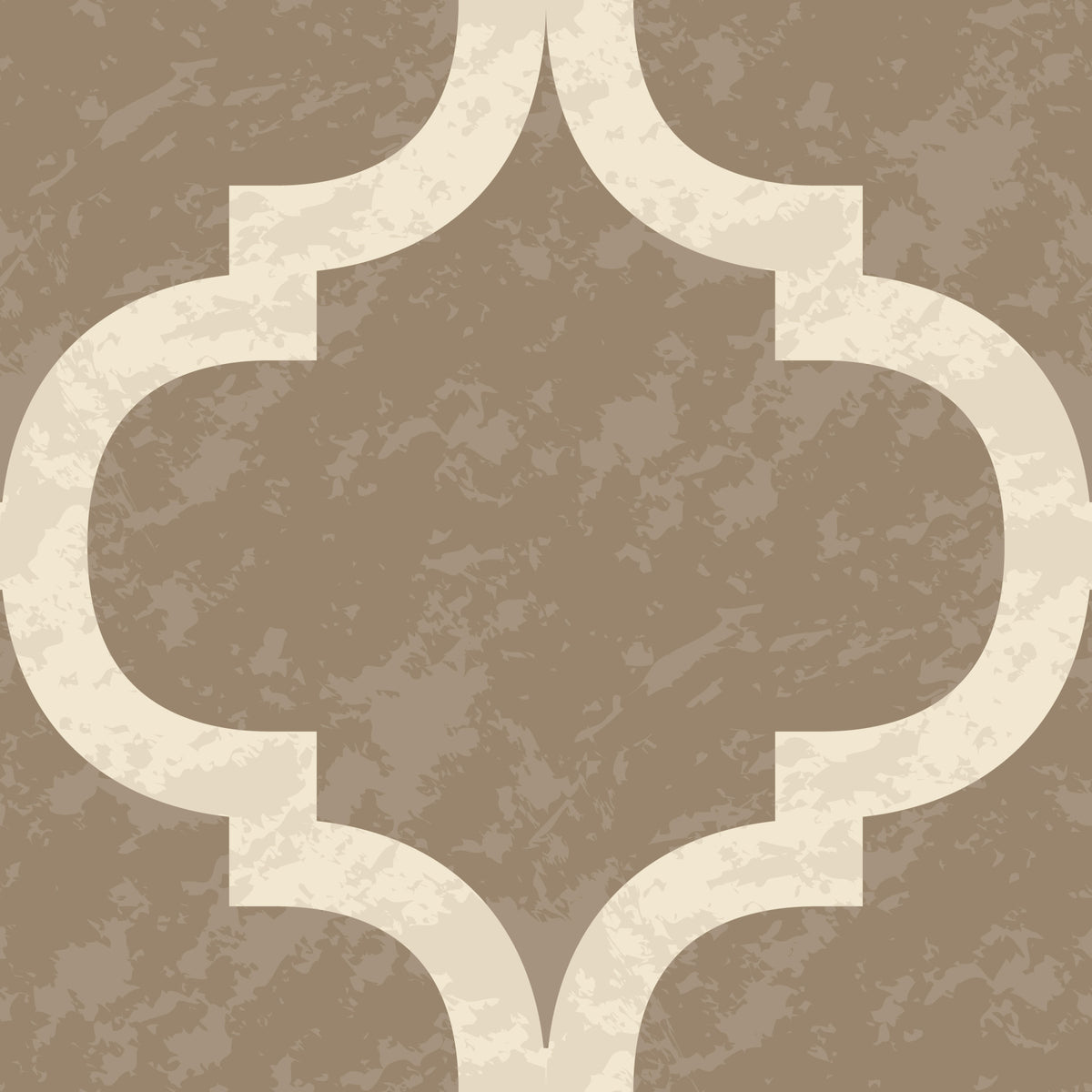 Moroccan Ogee - Burnished Brass Wallpaper⁠ in your room — zoomed
