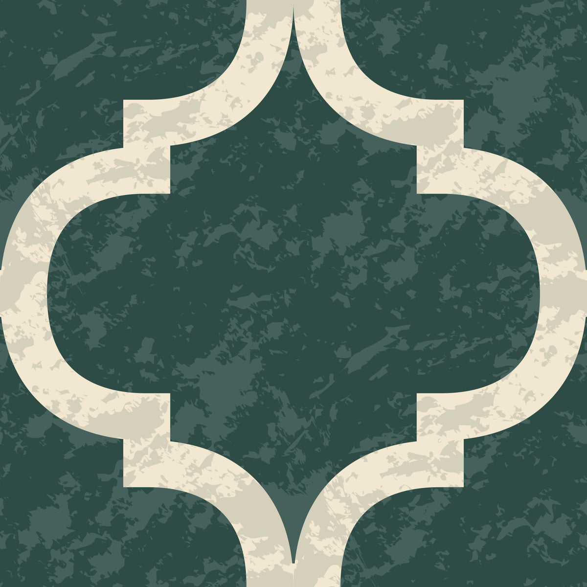 Moroccan Ogee - Ivy Green Wallpaper⁠