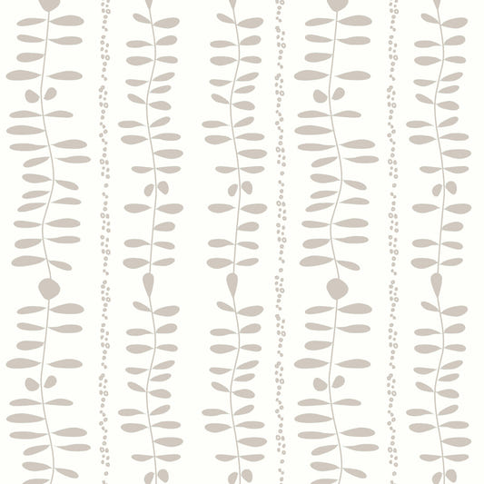 Leaves Cascade Cream Wallpaper⁠