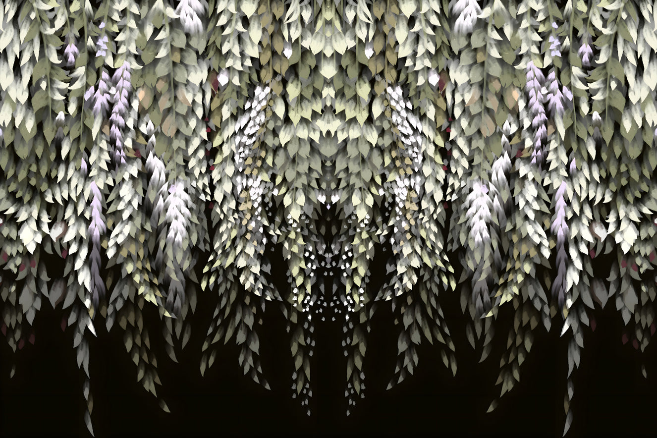 Wisteria Cascade Wall Mural