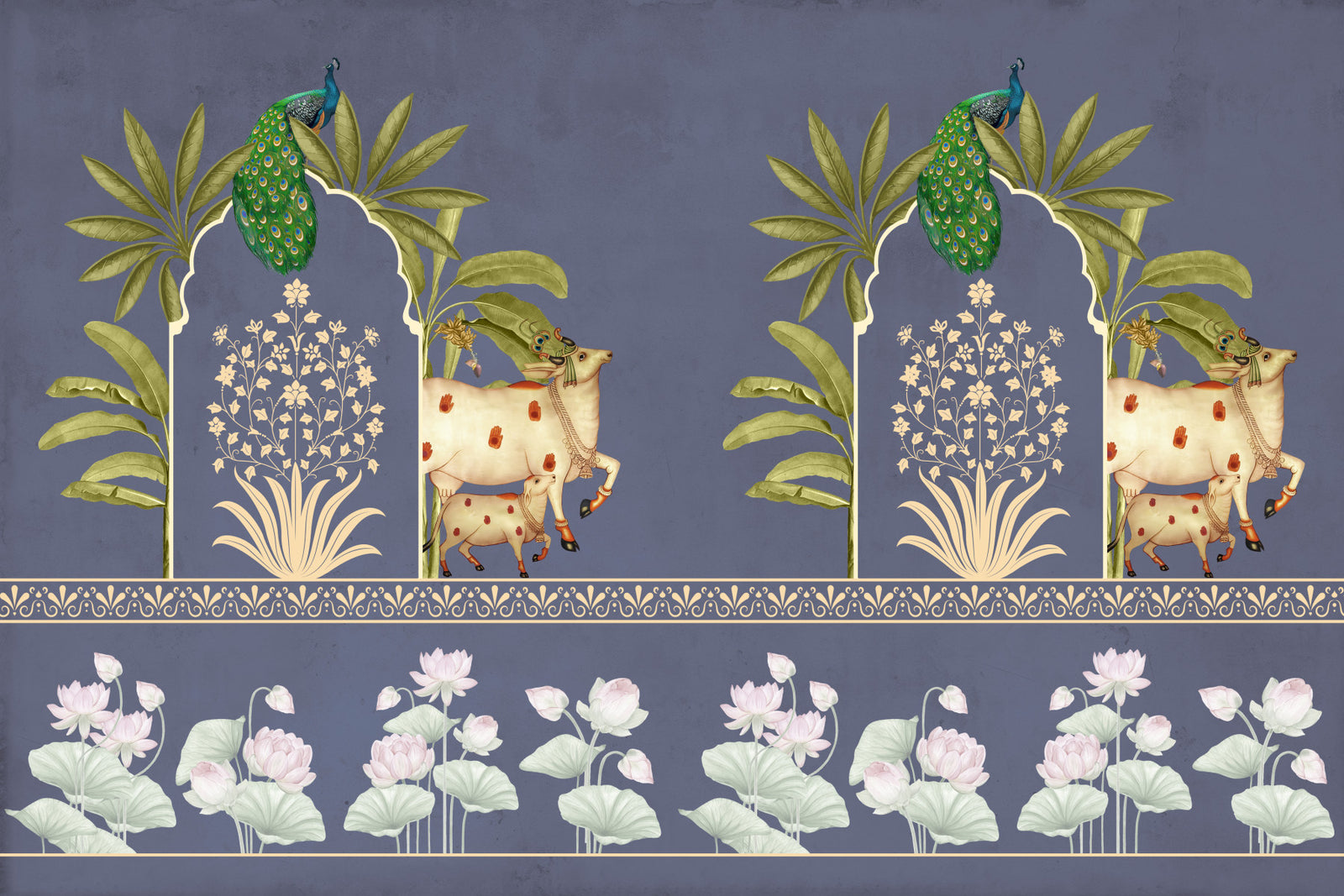 The Neelambar Arch Wall Mural