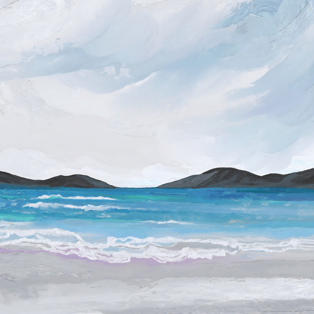 Coastal Scene Wall Mural