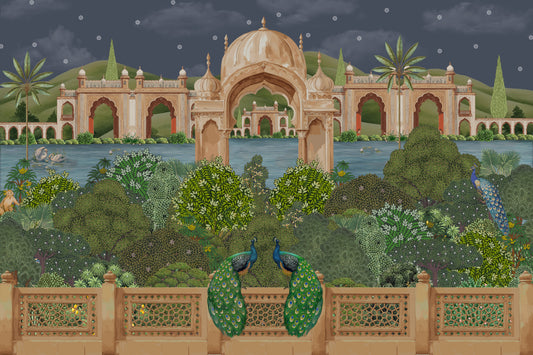 Mughal Moonlight Wall Mural