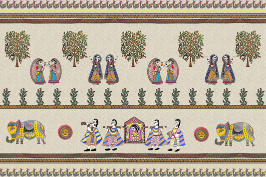 Mithila Majesty Wall Mural
