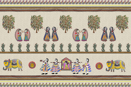 Mithila Majesty Wall Mural