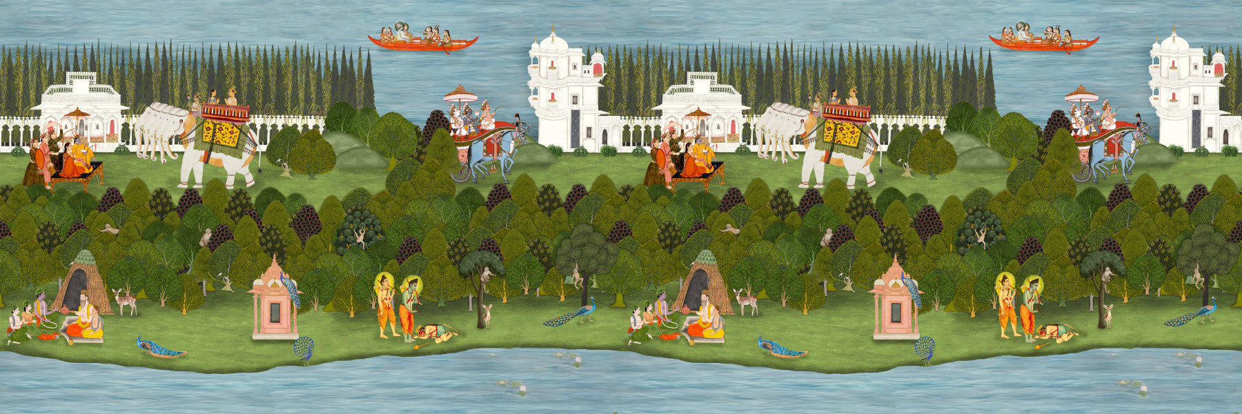 Rishikesh Retreat Wall Mural