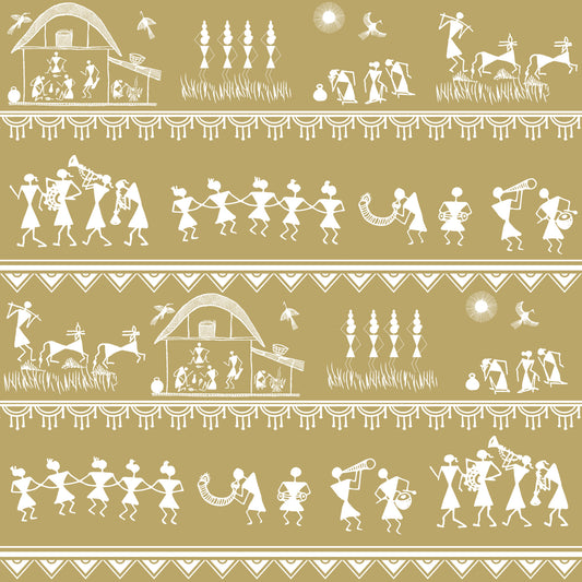 Adivasi Chronicles Wall Mural