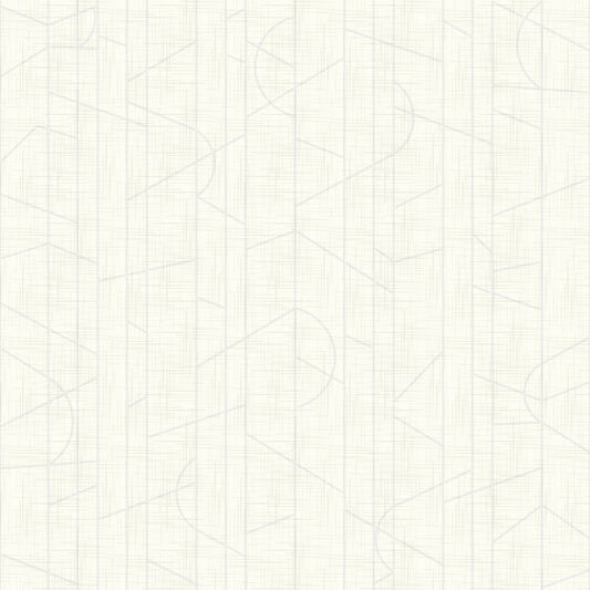 Elegant Lines Decor -  Bright Cloud Dancer Wallpaper⁠