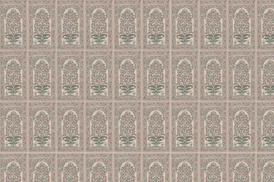 Mughal Bloom Arches Wall Mural