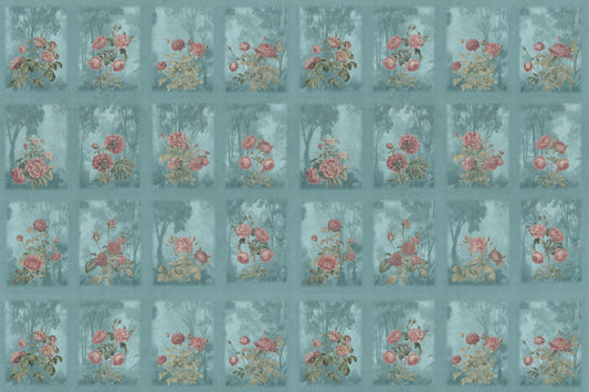 Forest Rose Dreams Wall Mural