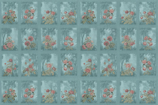 Forest Rose Dreams Wall Mural