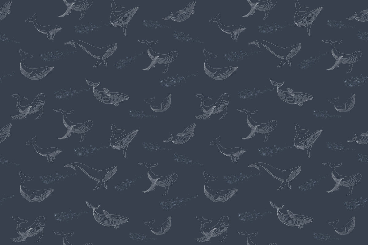Whale Song Serenade Wall Mural