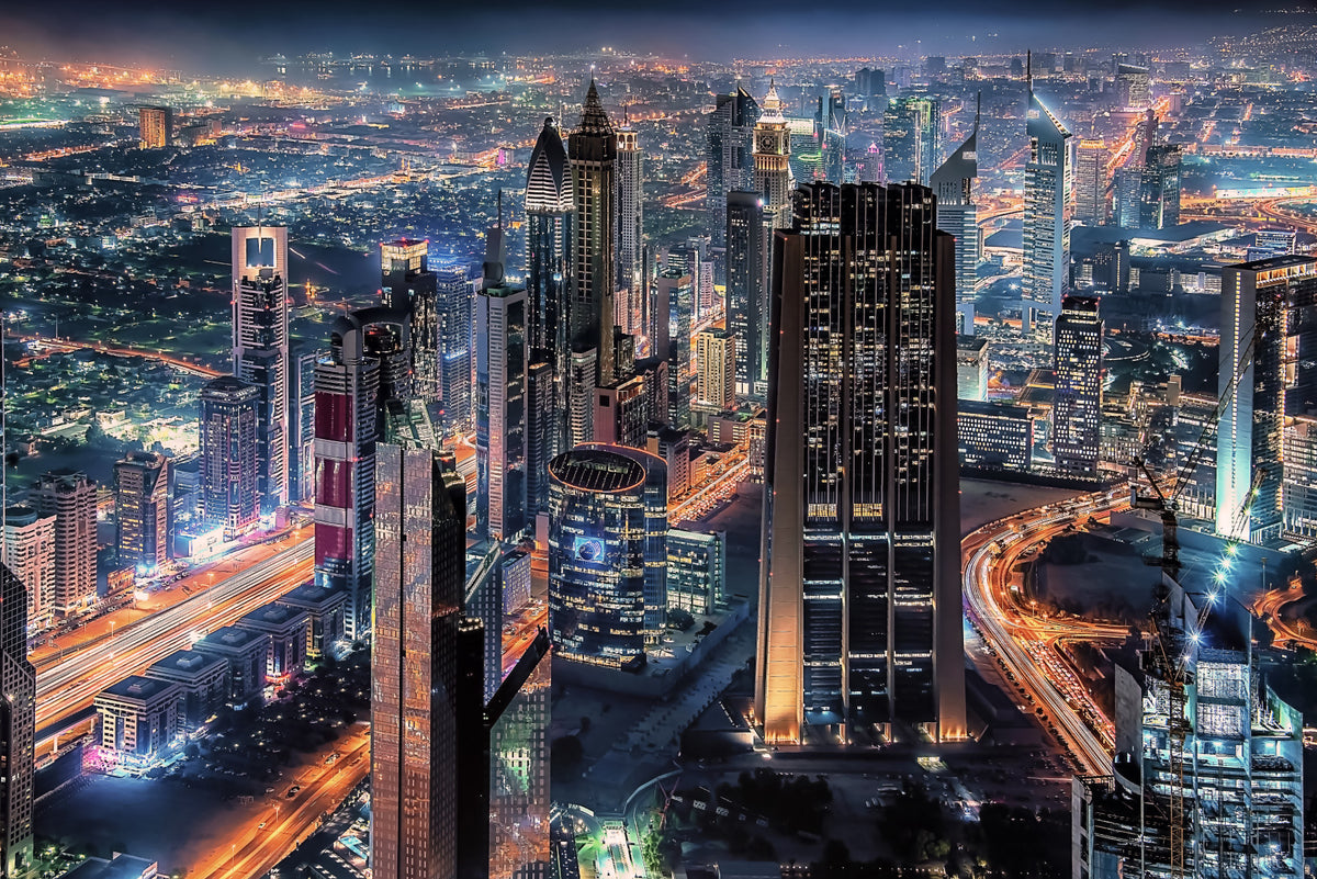 Dubai Nights Wall Mural