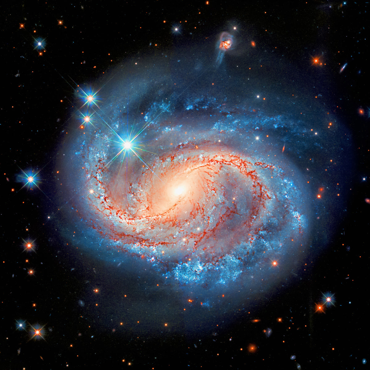 Cosmic Symphony Wall Mural in your room — zoomed