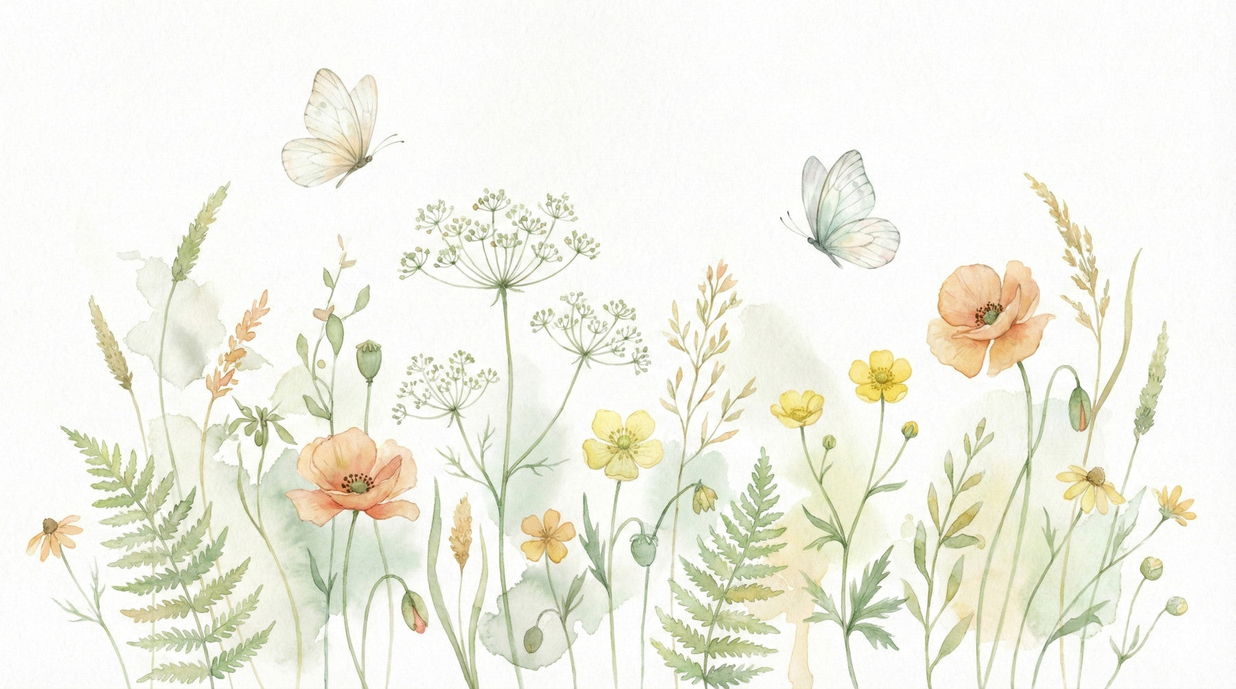 Meadow Whispers Wall Mural