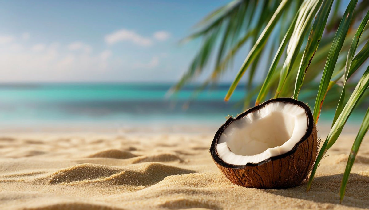 Coconut Dreams Wall Mural in your room — zoomed
