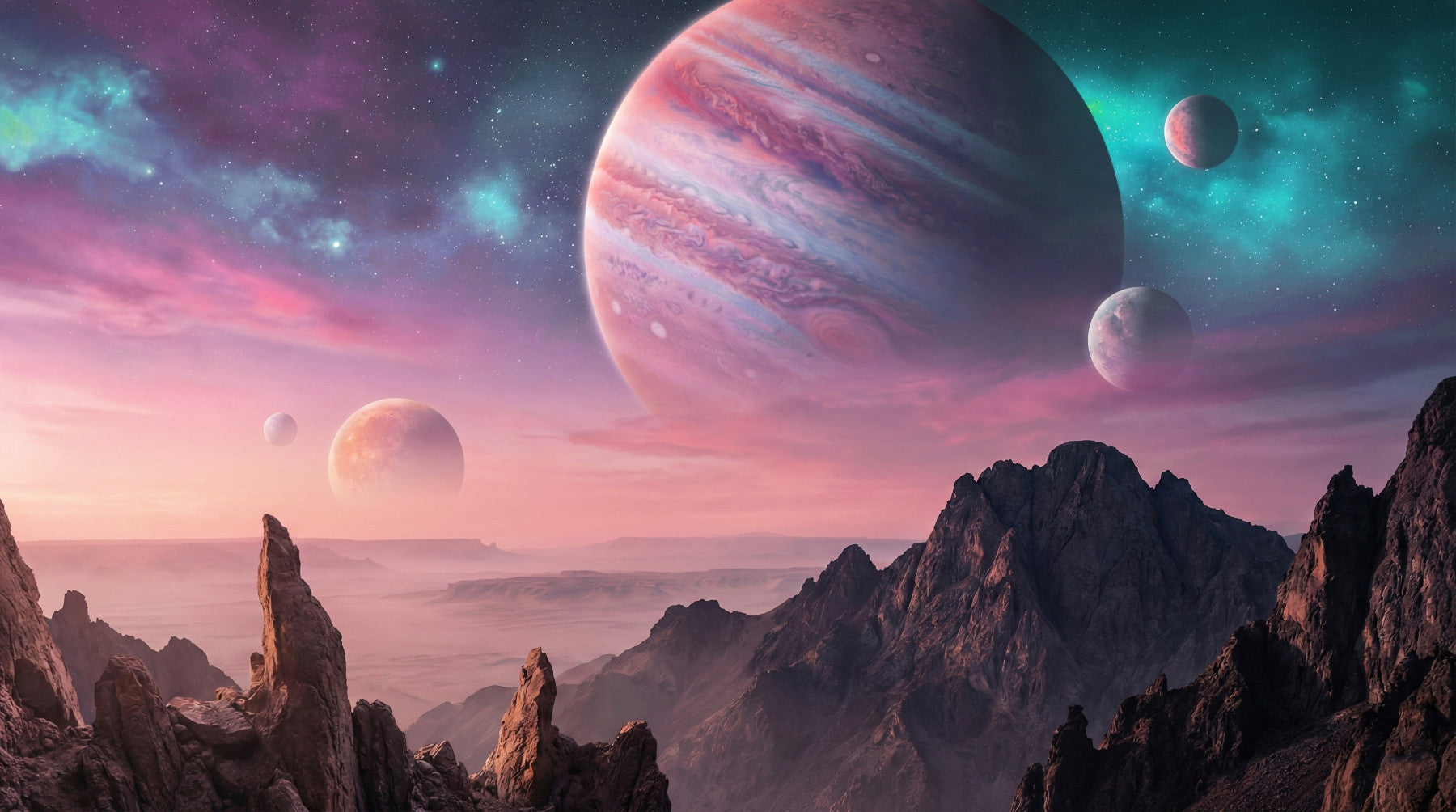 Cosmic Canyon Dreams Wall Mural