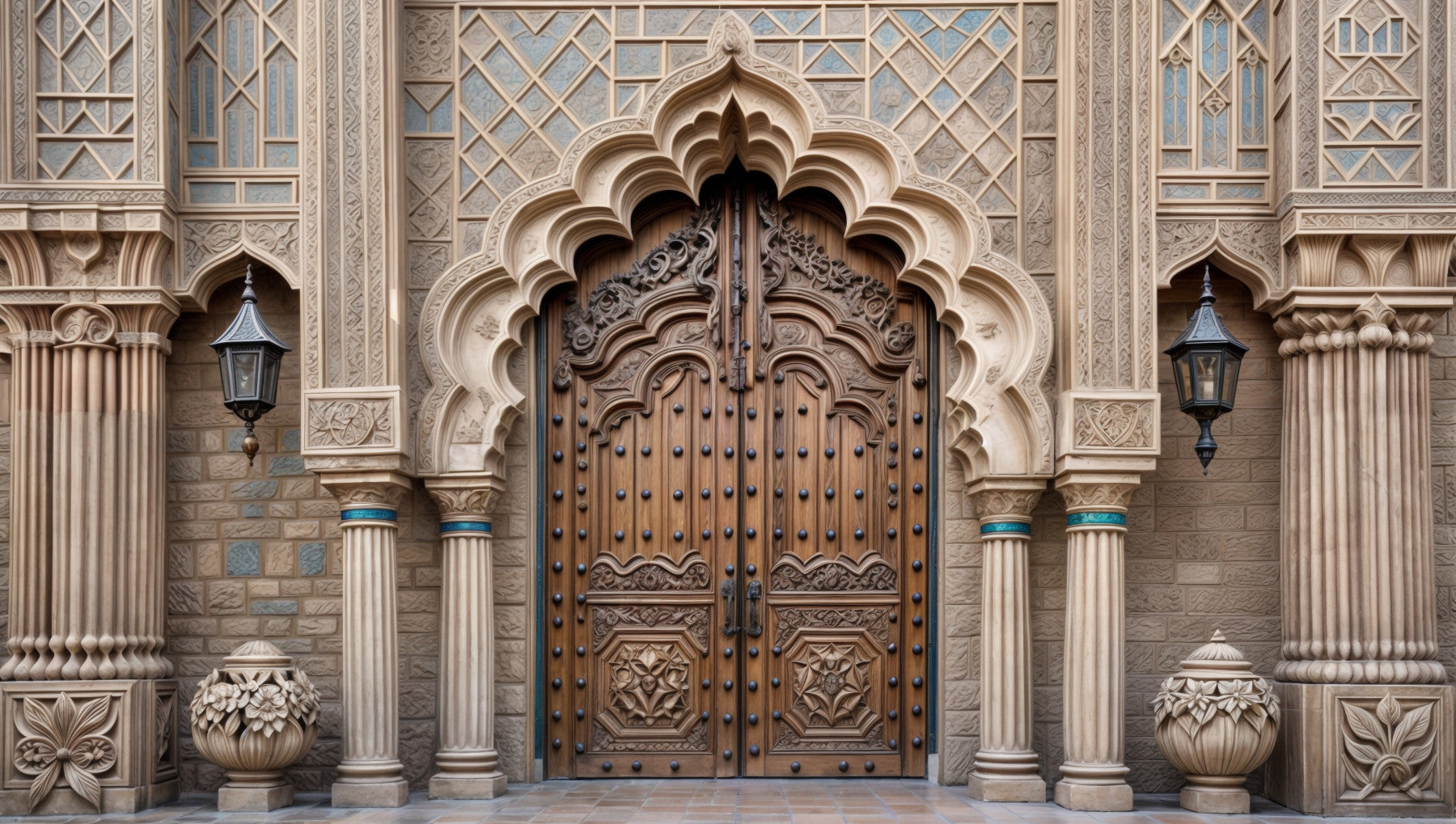 Ornate Entryway Wall Mural
