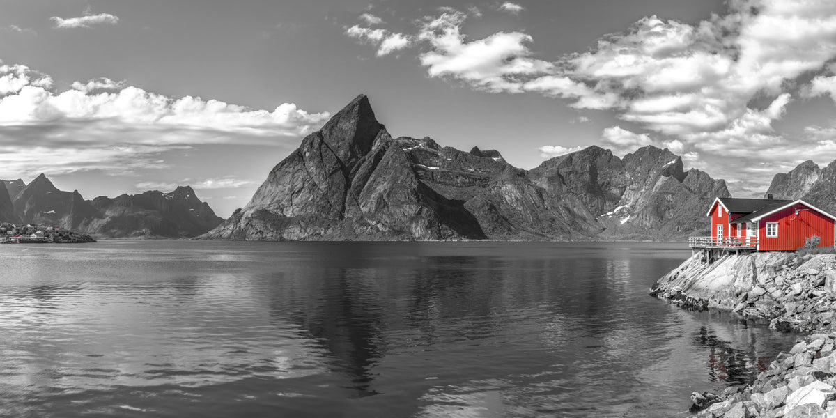Exploring the Norwegian Fjords Wall Mural in your room — zoomed