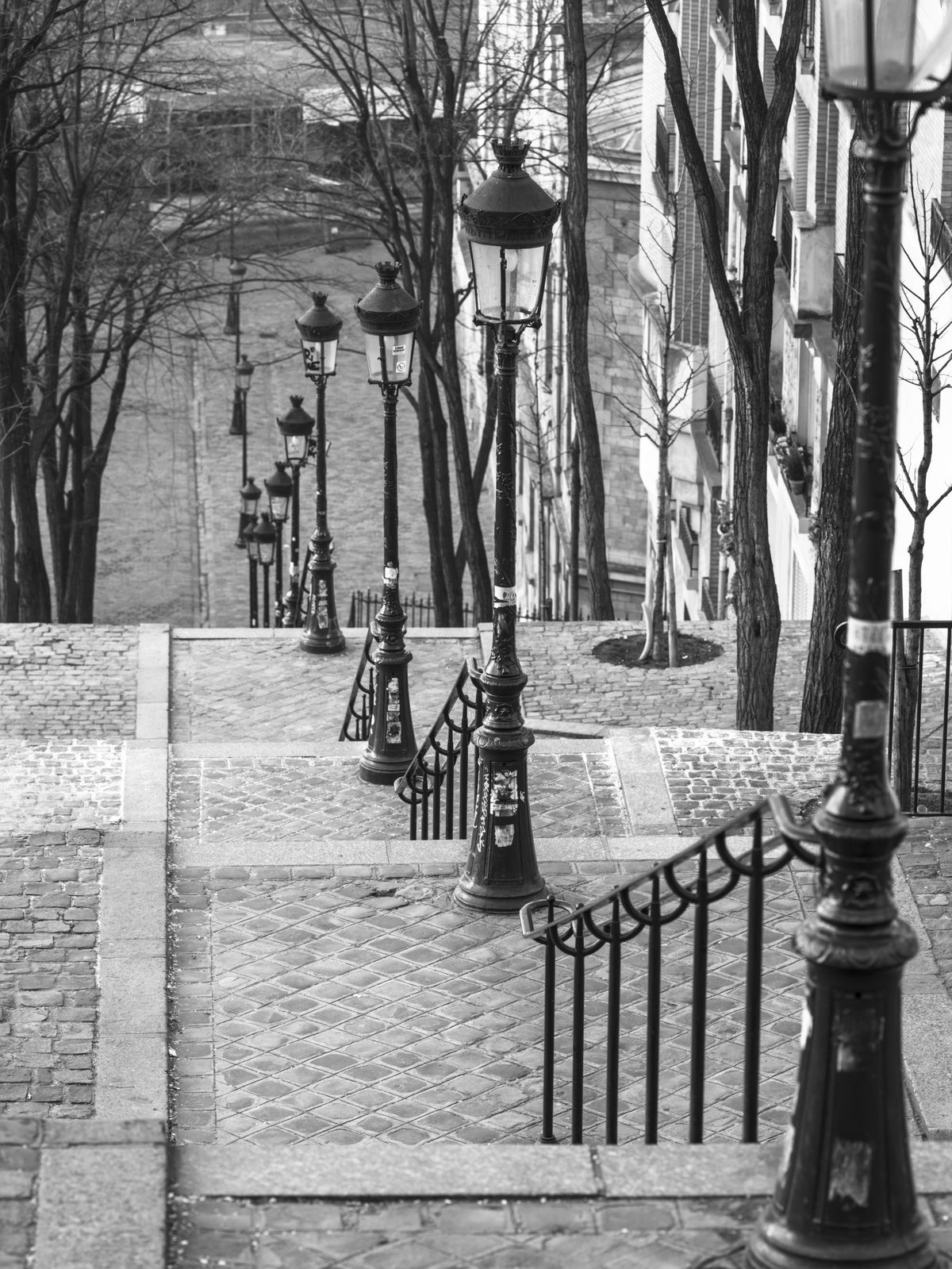 Montmartre steps Wall Mural in your room — zoomed