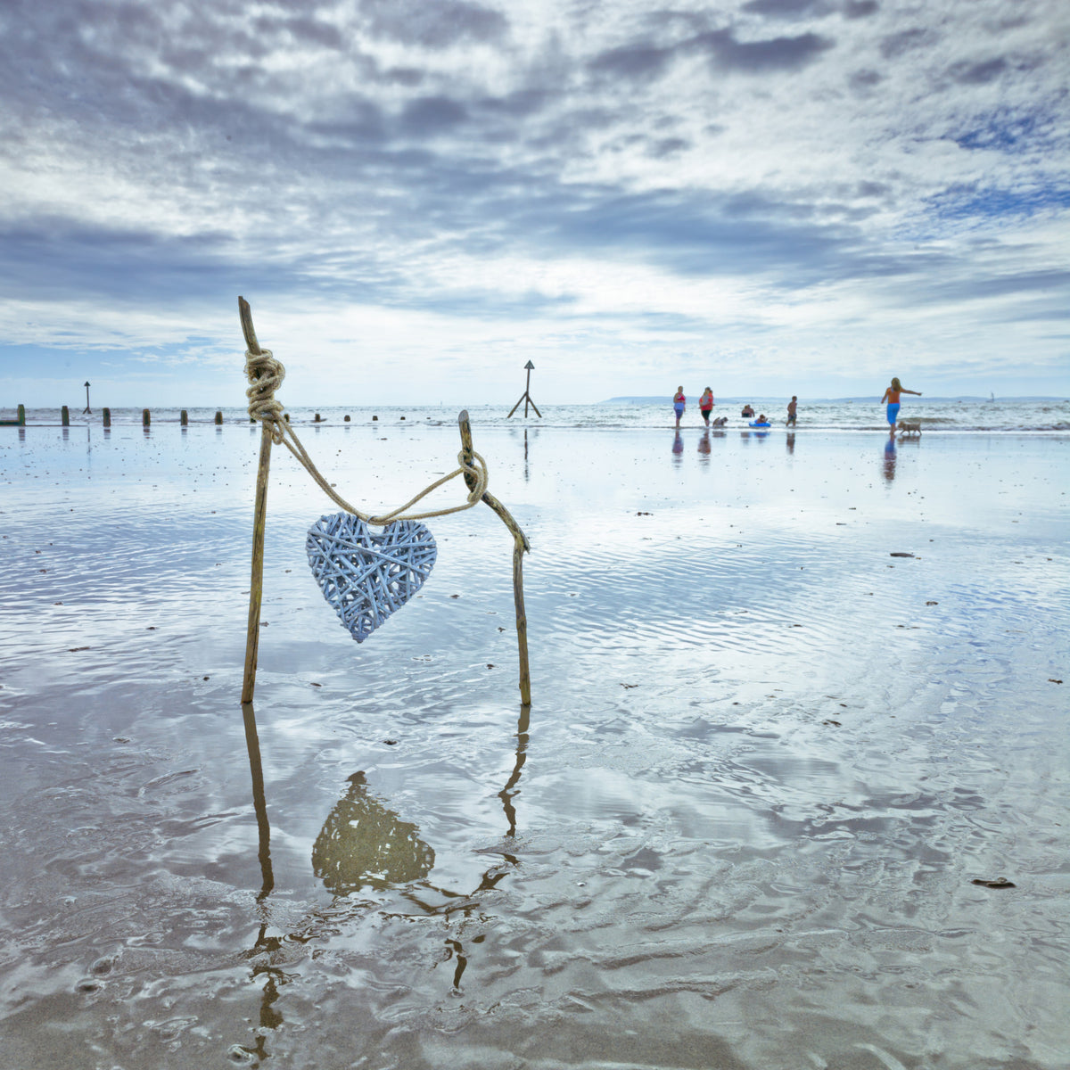 Beach Love Wall Mural