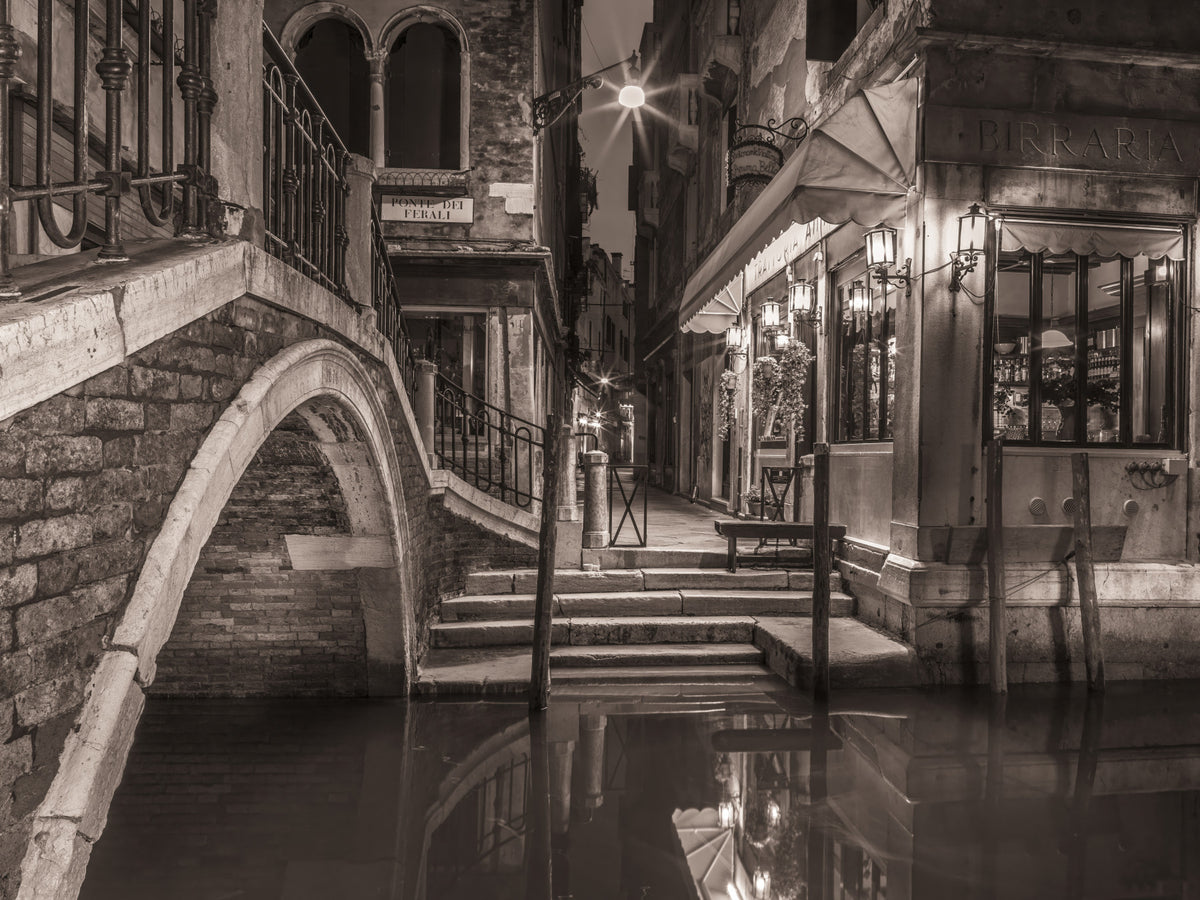 Venetian Canals Wall Mural in your room — zoomed