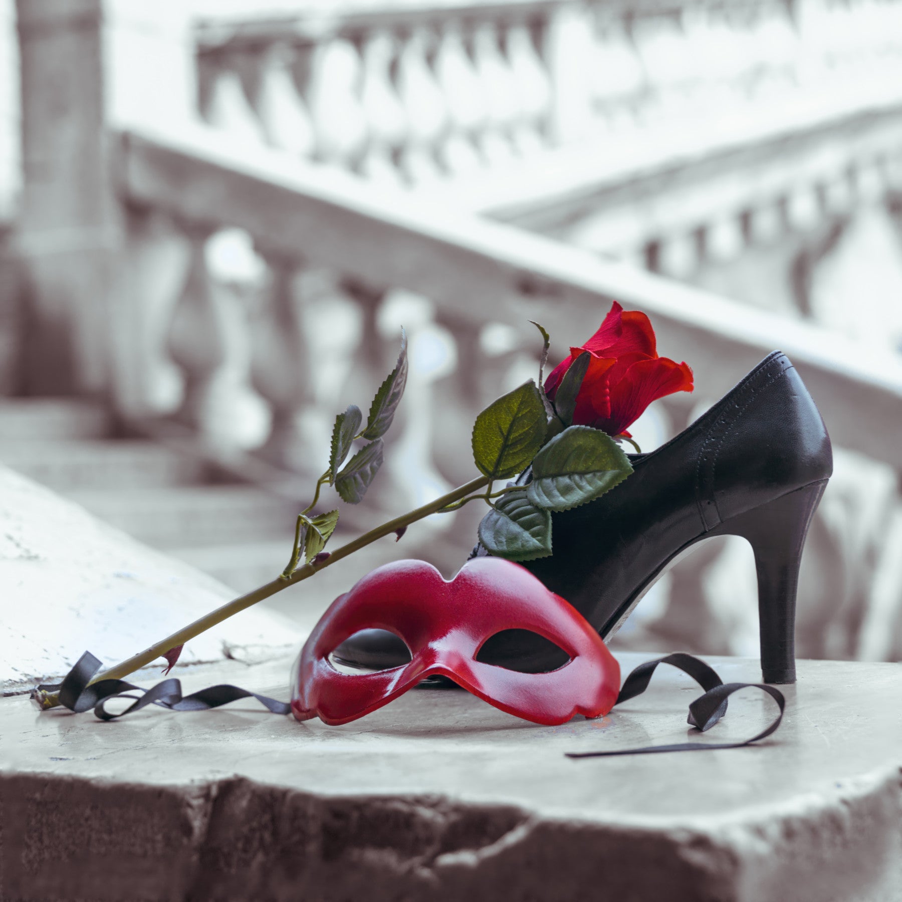 Masquerade Romance Wall Mural
