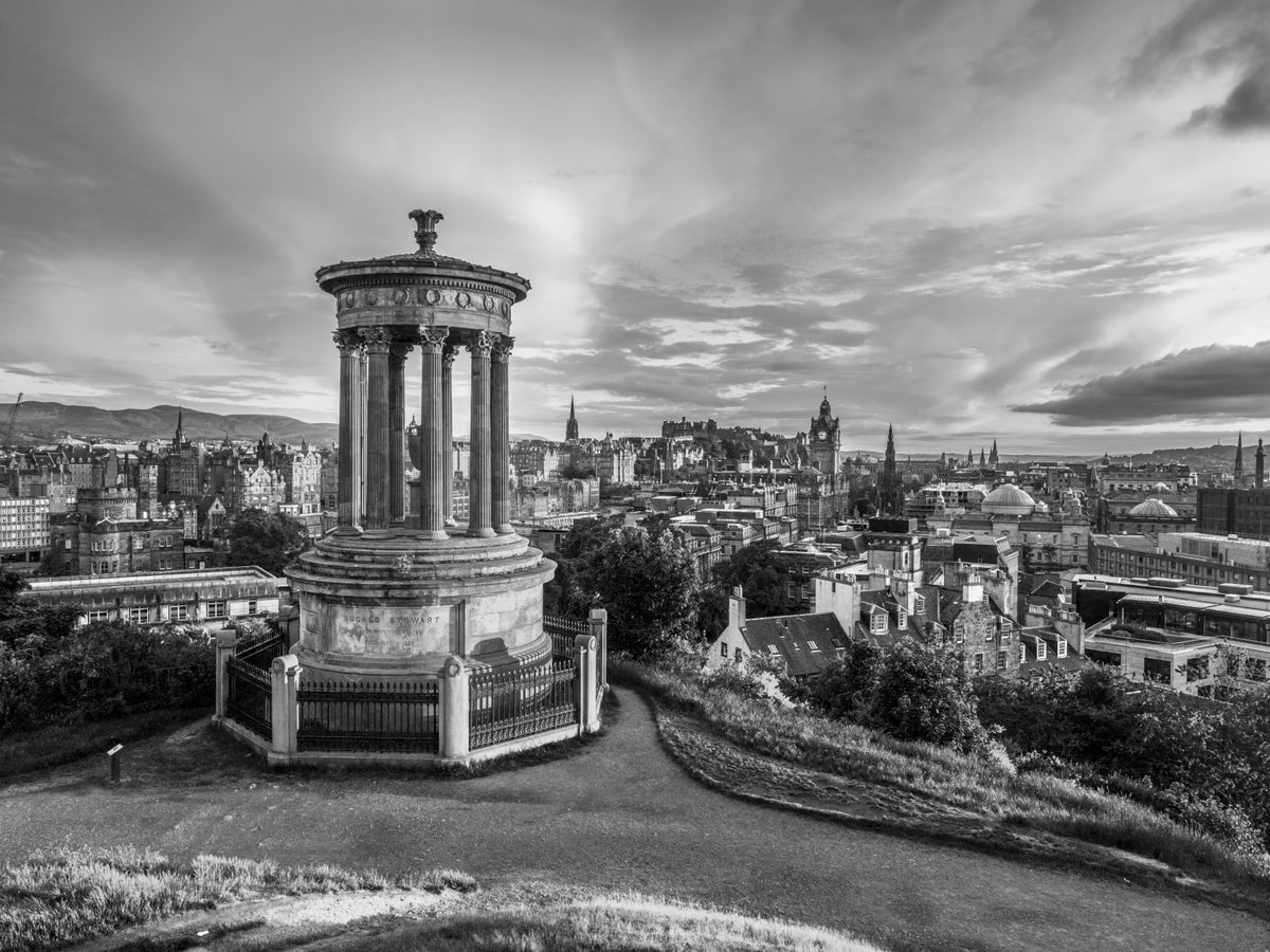 Classical City Charm Wall Mural in your room — zoomed