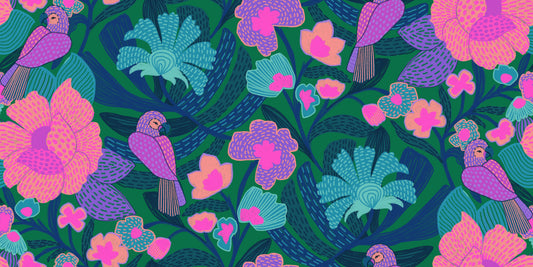 Parrot Bloom Wallpaper⁠