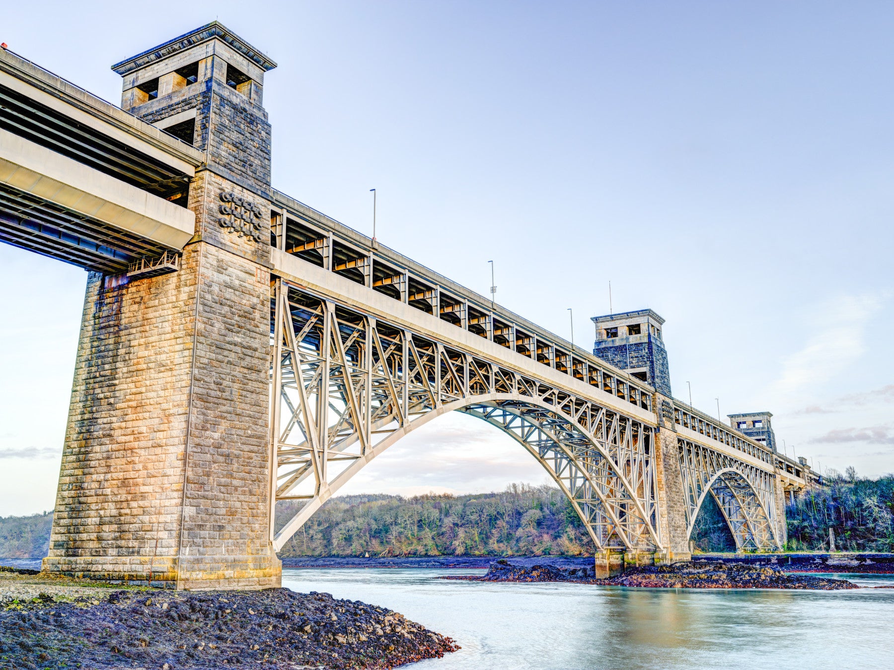 Britannia Bridge View Wall Mural