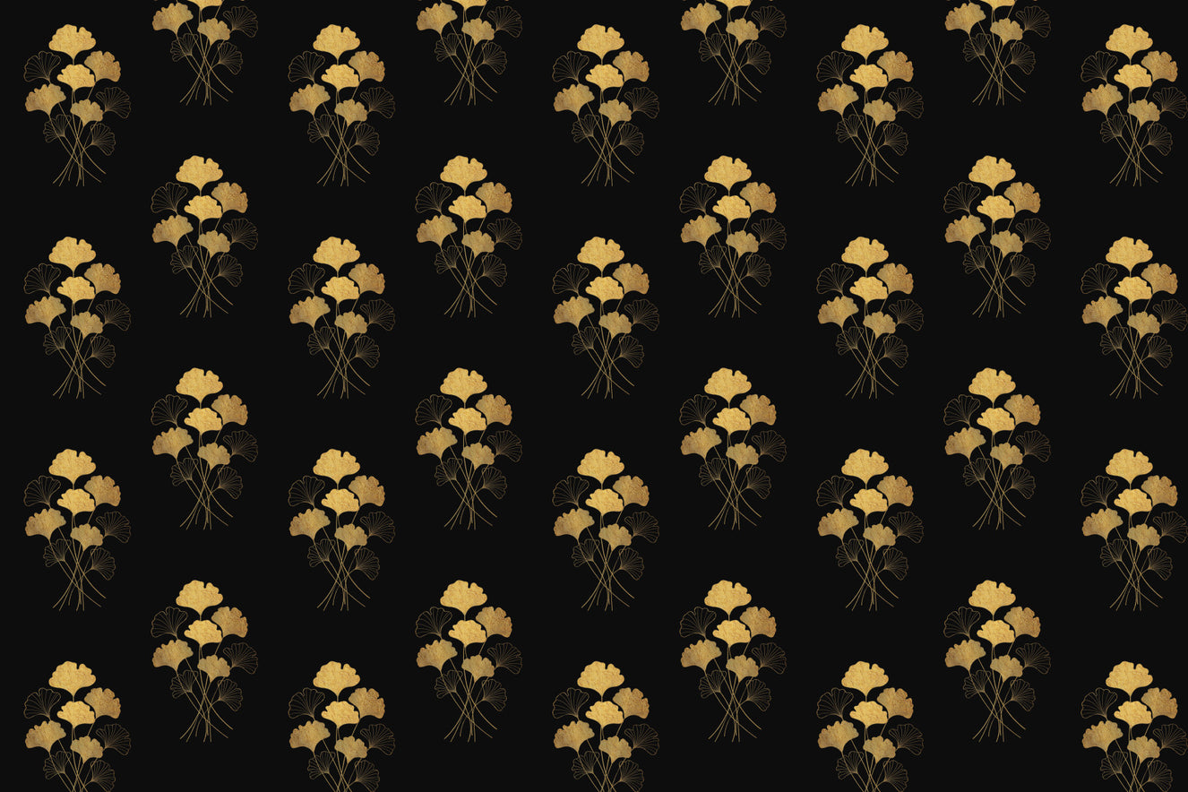 Ginkgo Luxury Gold Wall Mural
