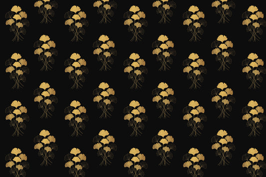 Ginkgo Luxury Gold Wall Mural
