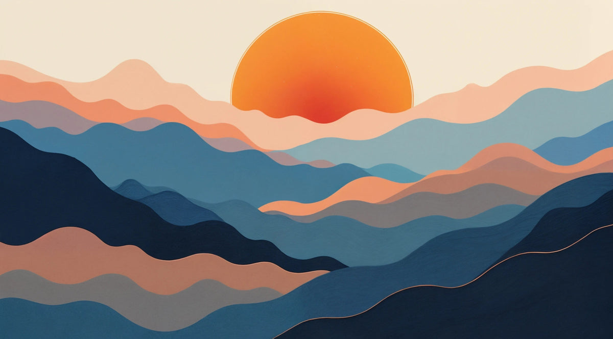 Horizon Layers Wall Mural