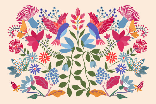 Mexican Garden Wall Mural
